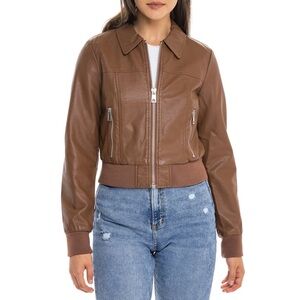Sebby Collection Leather Jacket